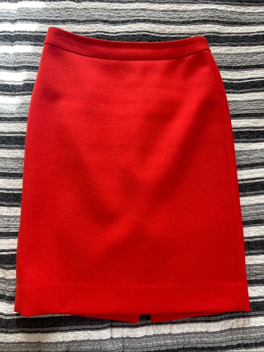 J-Crew Classic Red Women's Pencil Skirt